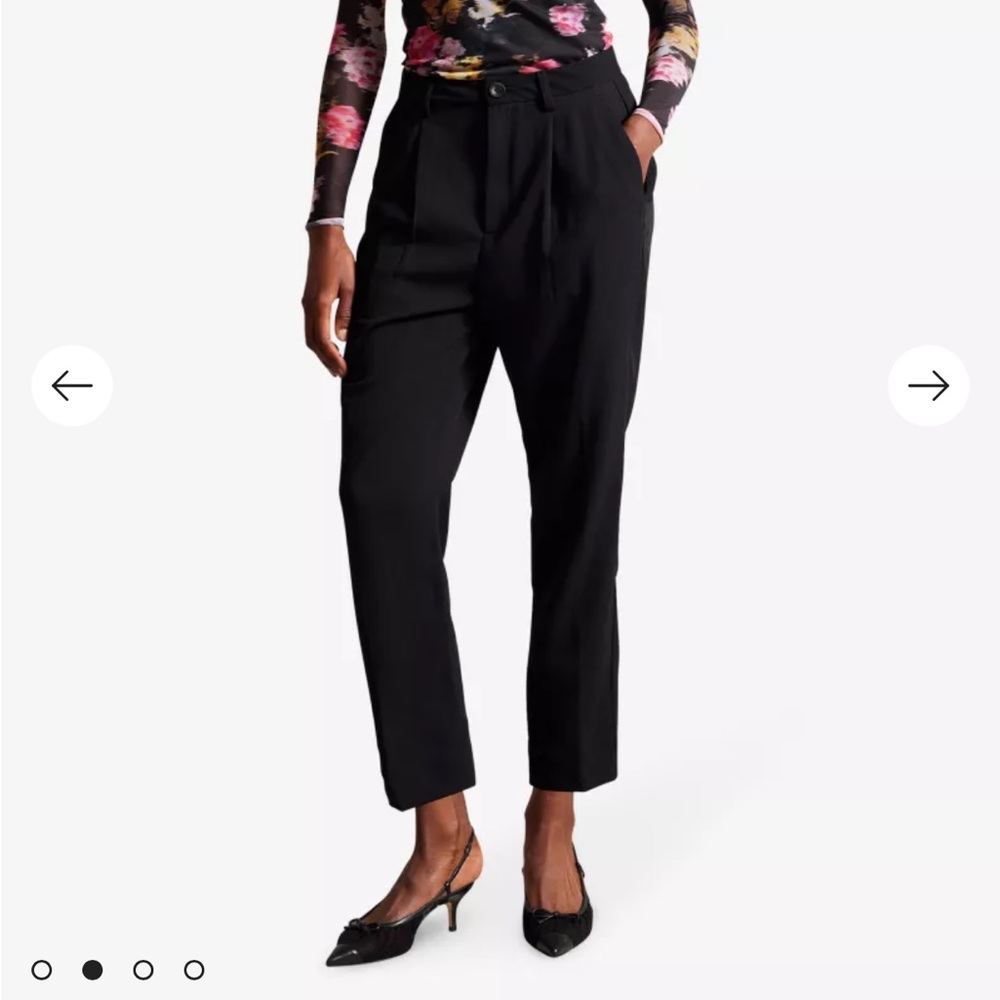 NWT Ted Baker London • Lohren pleat front tapered leg trouser $195 MSRP